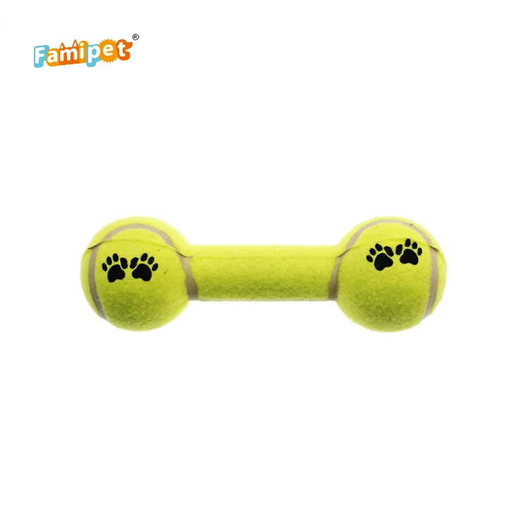  Wholesale Manufacturer Durable Plush Interactive Chew Set Pet Dog Tennis Ball