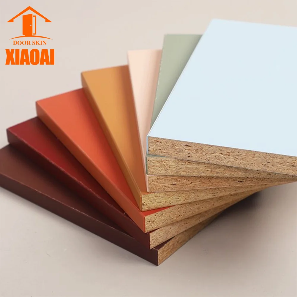 12mm 15 mm 18mm 4x8ft Melamine Chipboard/Particle Board/Flakeboard/E0 E1 Carb P2 Finished Wood Material for Indoor Furniture