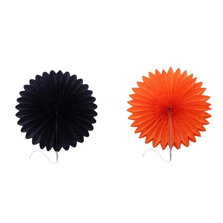 Ximen Stone 2020 Halloween Party Decoration,Including Paper Banner Fans Honeycomb Tassel Festival Set