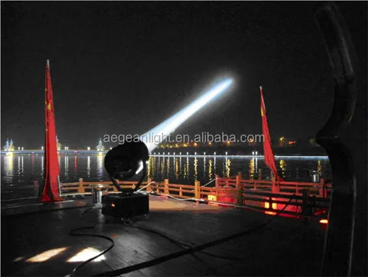 Super Beam Sky Tracker Light 1/2/3/4/5/7/10KW Outdoor Moving Head Searchlights For Hotel Building