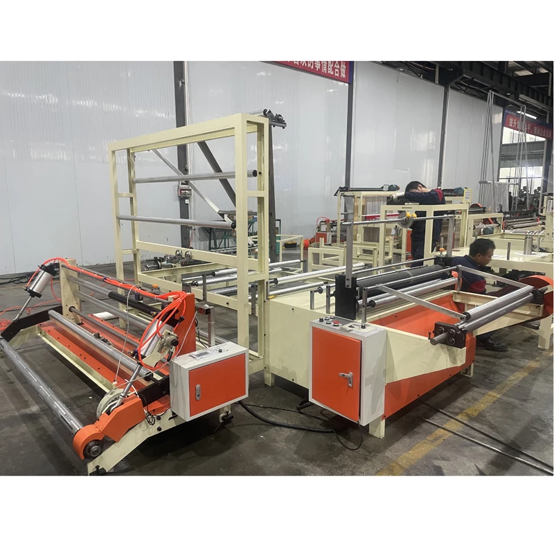 Automatic  LDPE/PP/OPP/BOPP plastic film triangle folding plastic bag rubber film making machinery price