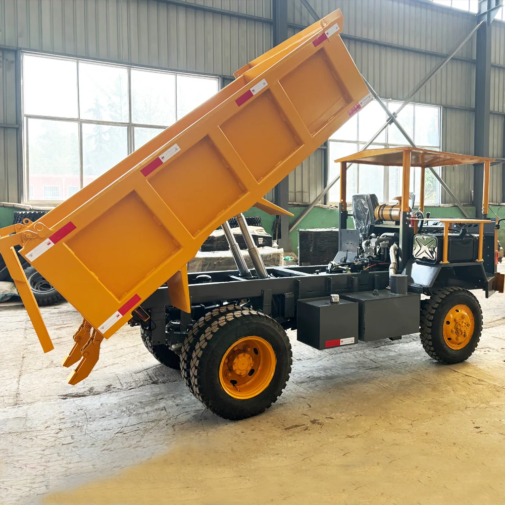 cheap price full hydraulic wheel dumper 5 tons 10ton capacity underground dump truck utility mini mining site dumper