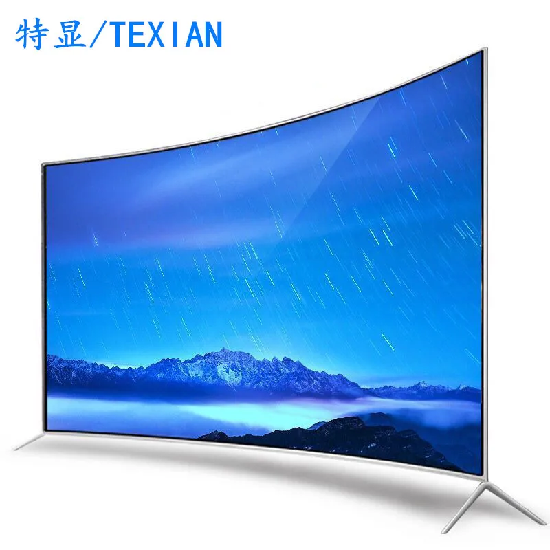  Оптовая продажа с фабрики 65 дюймов изогнутый СВЕТОДИОДНЫЙ smart tv android 4K Ультра-тонкие