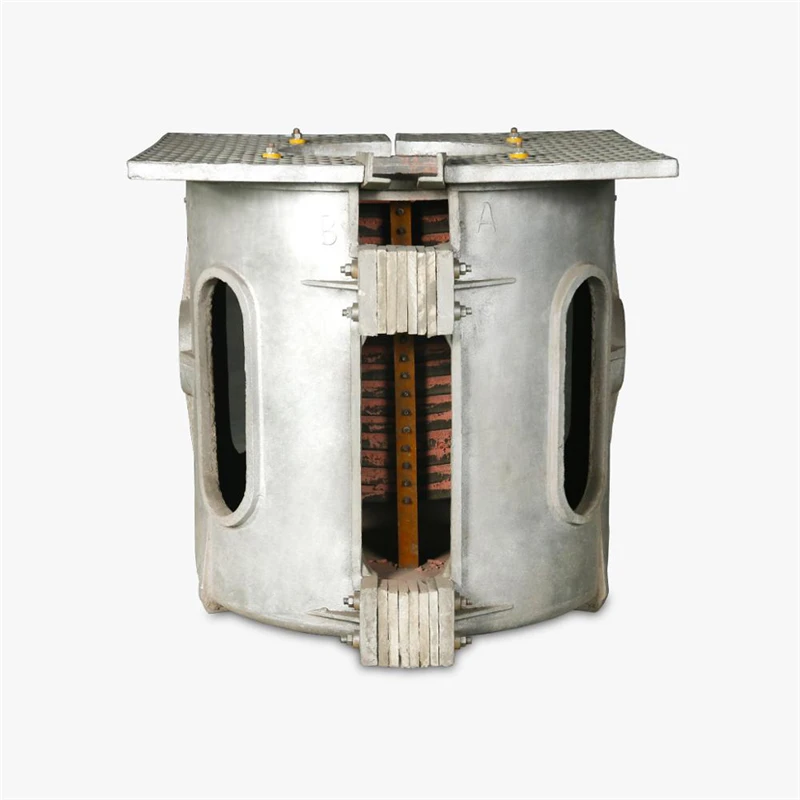 1 TON  Capacity  metal foundry  melting pot  steel iron electric smelting furnace aluminium melting furnace Industrial Furnace
