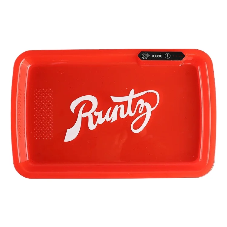TOBACCO Plastic backwoods Smoking Weed Rolling Tray Led Glow weed Rolling Tray