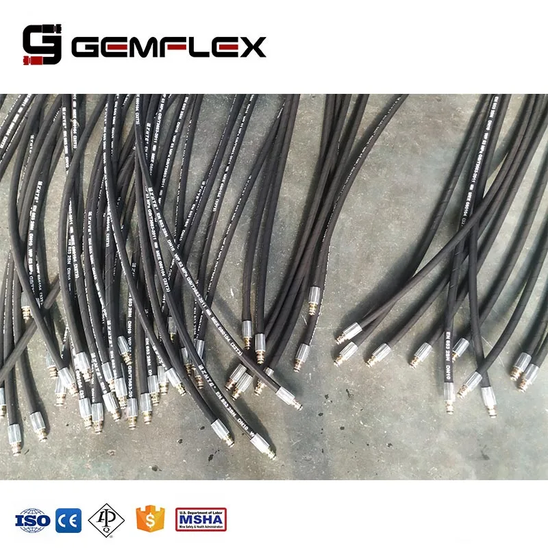 
High Pressure Flexible Synthetic Two Layer 2SN Hydraulic Hoses For Parker Crimp machine. 