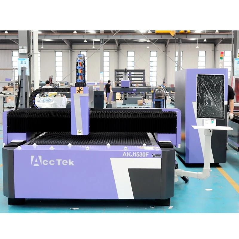 High-accuracy 1530 fiber laser cutter device 1000watt 1500w 2kw 3kw for metal sheet mild steel