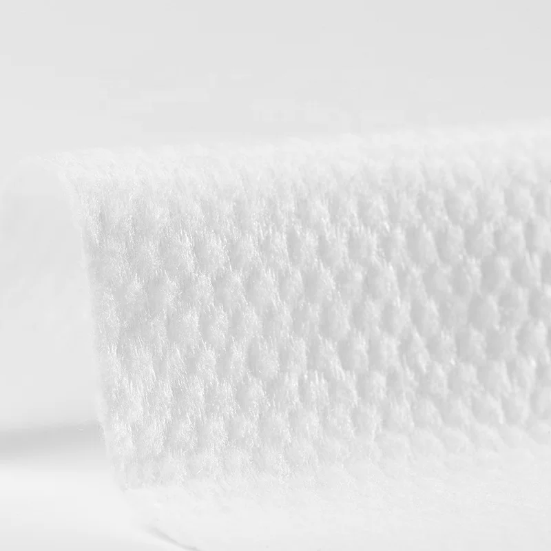 Spunlace Non Woven Nonwoven Fabric Rolls 45GSM Cellulose Polyester Polypropylene Disposable Spunlace Nonwoven