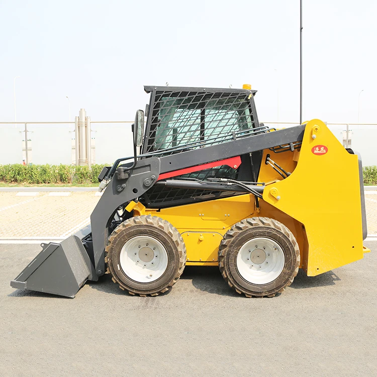 Factory Direct Sale 890 Kg Skid Steer Loader Tire Skid Steer Loader Joystick Wheel Loader