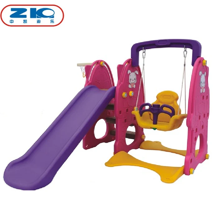 Home Set Kid Slide & Swing Play Sets Oem Style Good Adjustable