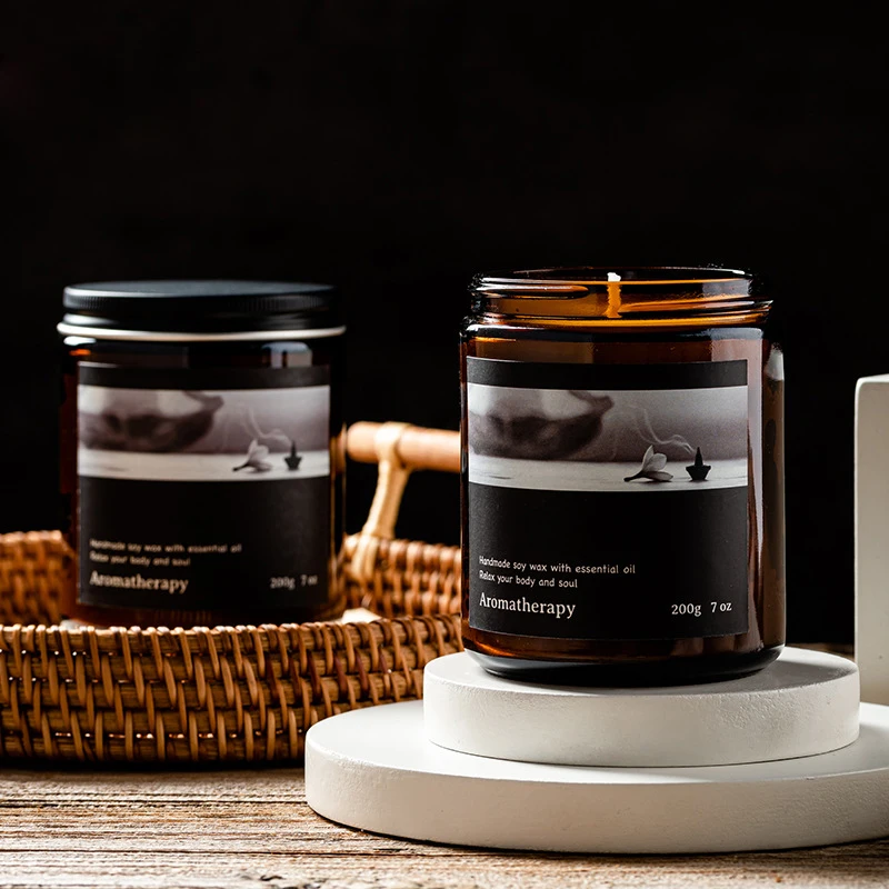 Luxury Candle Supplies Custom Labels Gift Wax Perfume Soy Wax Massage Candle Wholesale