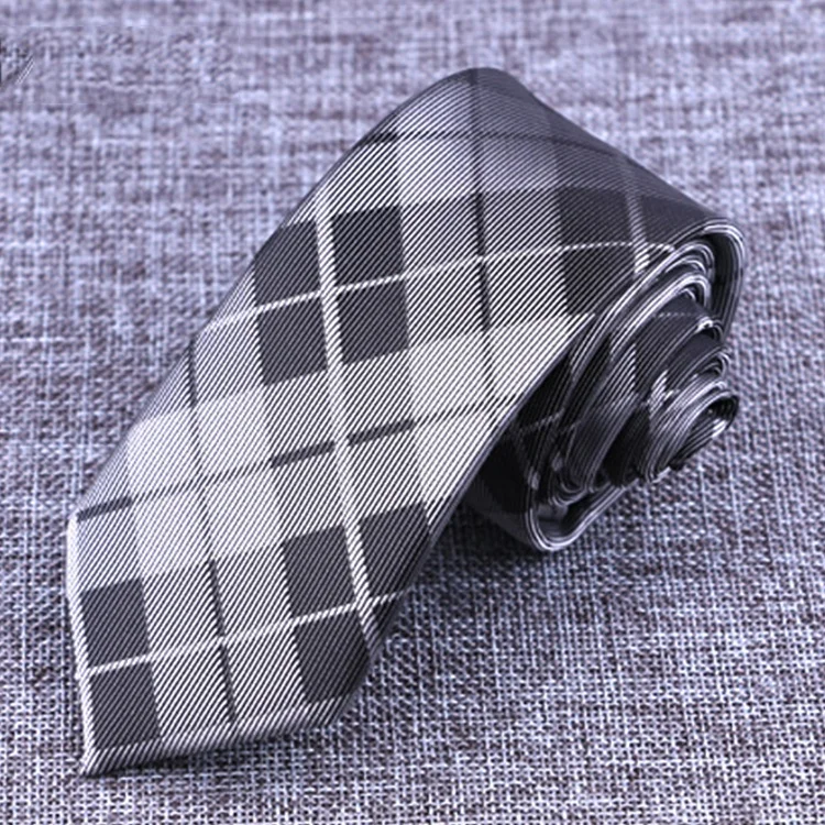 Factory directly wholesale high quality 6cm korea necktie men tie japanese microfiber neckties polyester ties