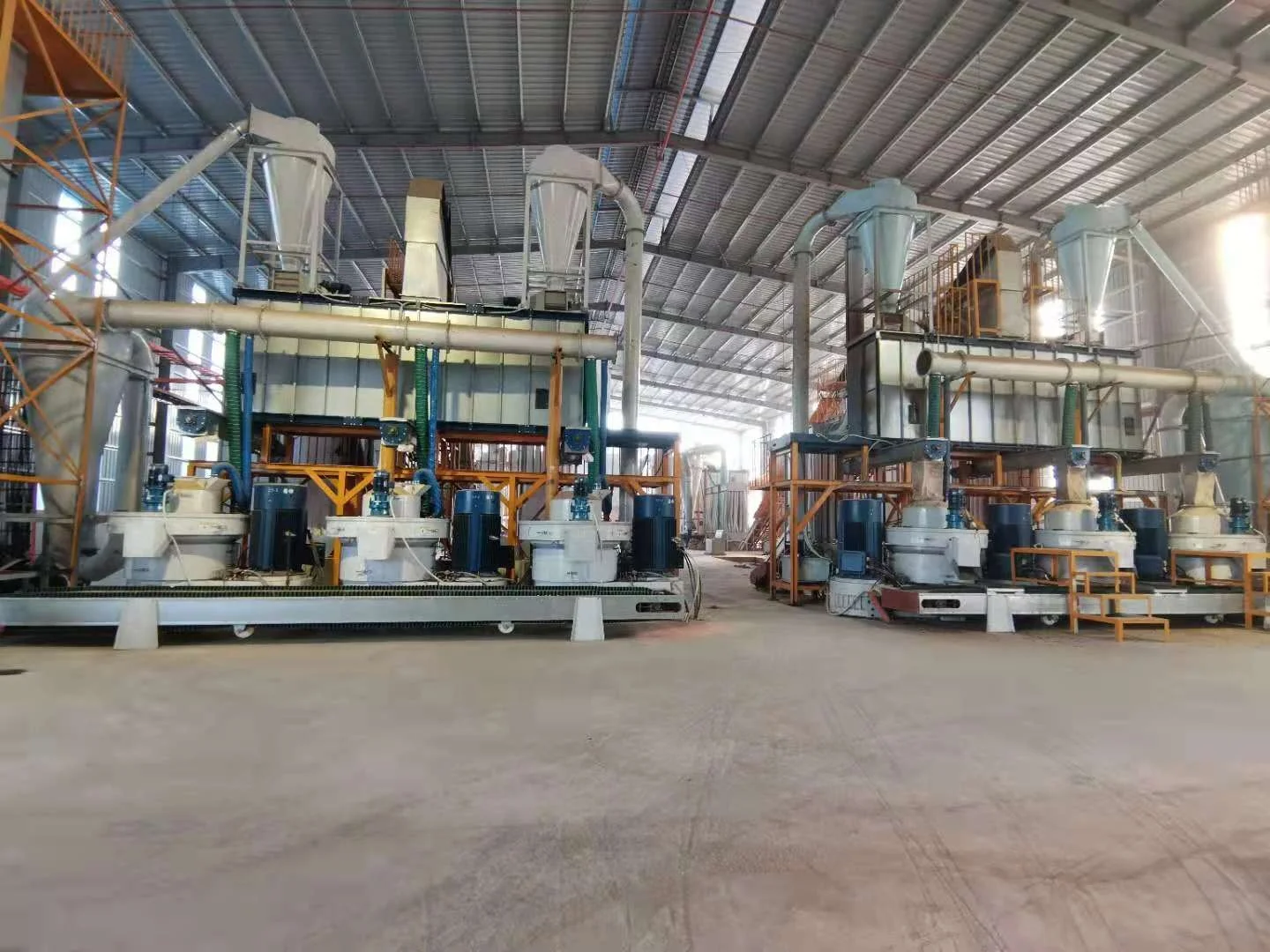 Hard wood pellet production line Yulong pellet mill price rice husk pellet machine
