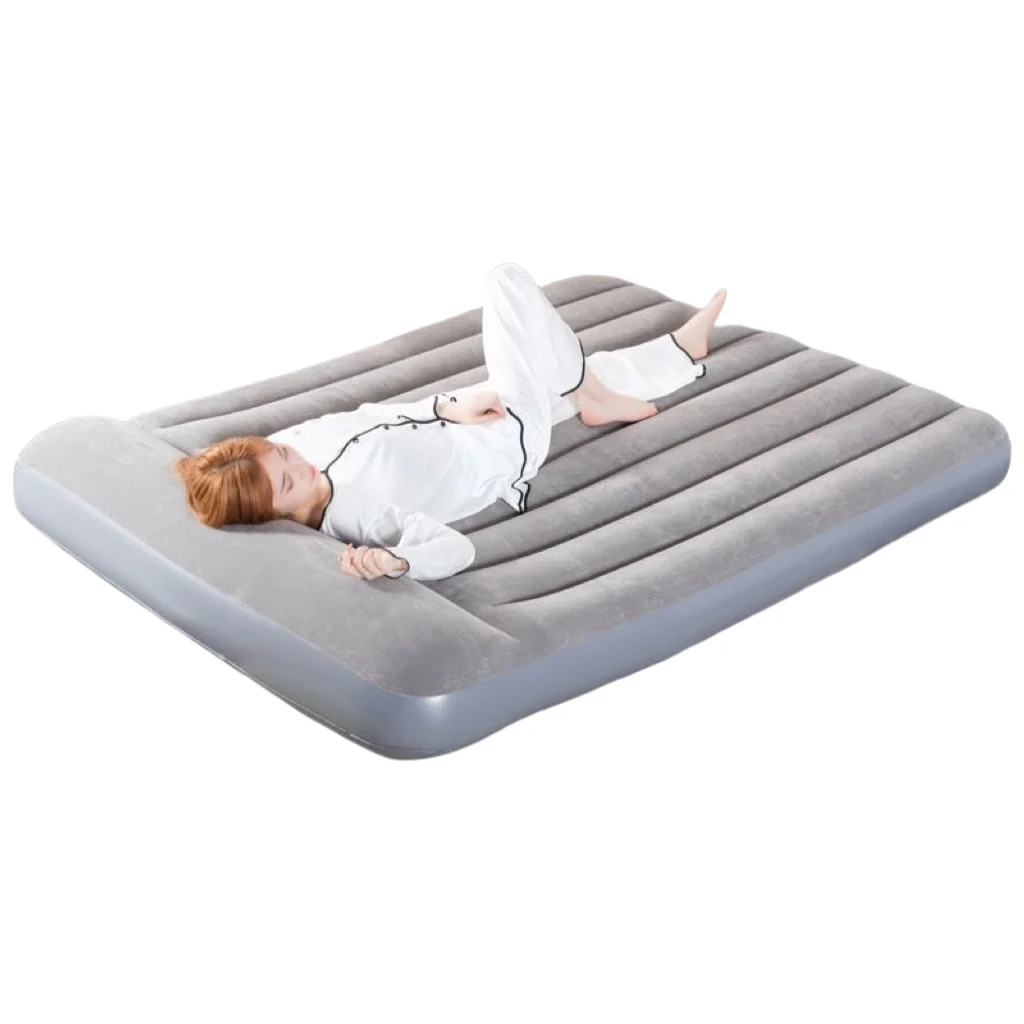Outdoor Comfortable Foolding Portable Inflatable Sleeping Mattress Inflatable Air Bed For Camping