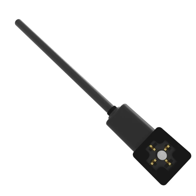 Gsee C type AC/DC  IP67 waterproof show LED and reduces Industrial solenoid valve Socket with  PVC PUR cable