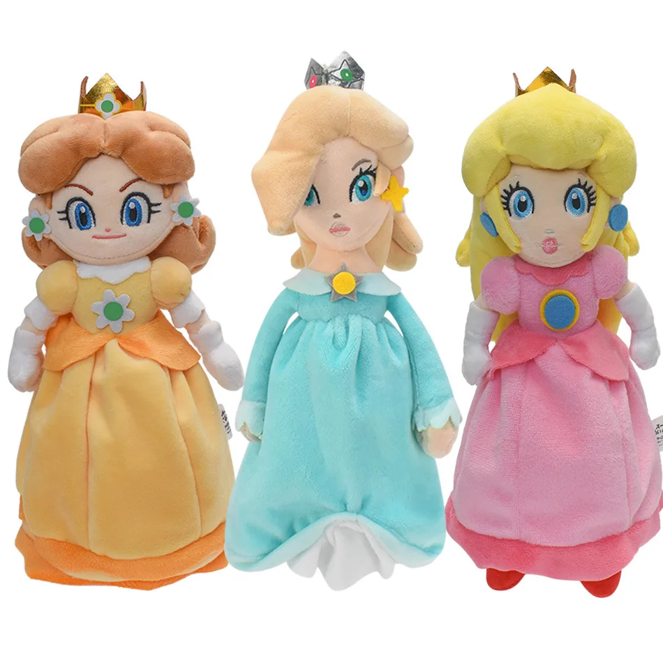 Mario  Princess Rosalie Peach Princess Toys Stuffed Anime Figure Luigi Mario Game Character Plush Toy