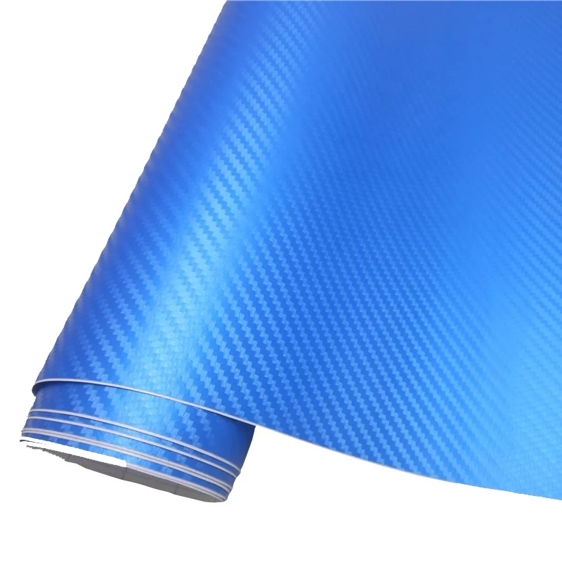 Pearl BlueCarbon Fiber Vinyl Film Car Stickers Waterproof Car Styling Wrap For Auto Vehicle Detailing Car accessories Motorcycle