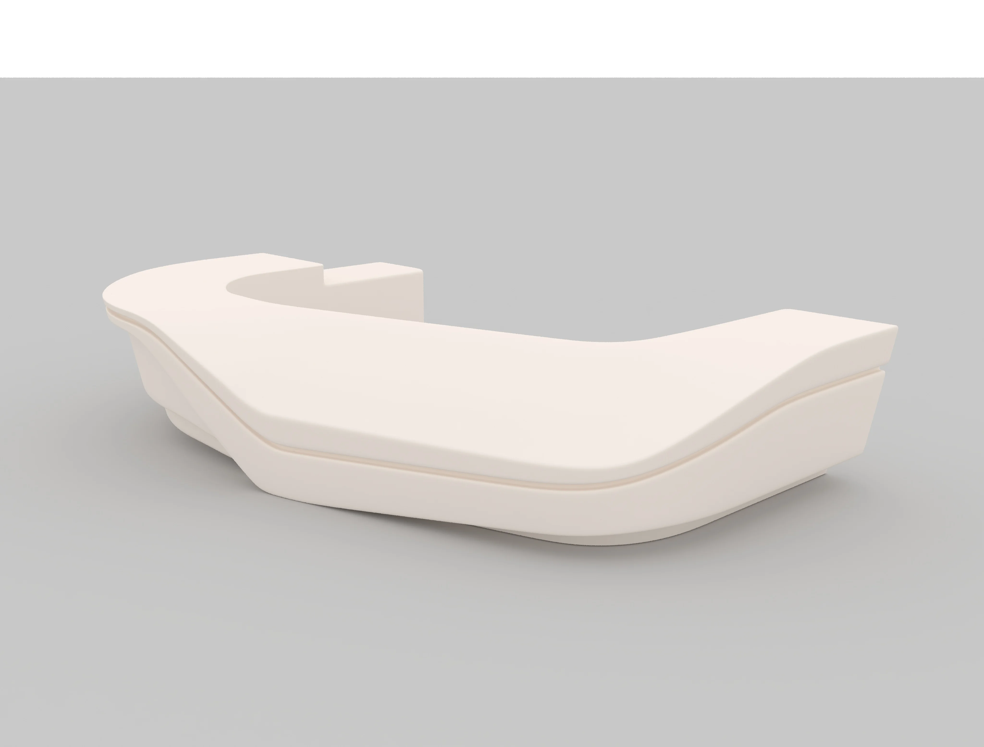 YESTONE portable mobile bar counter fluted bar counter flight sushi restaurant bar counter Commercial furniture