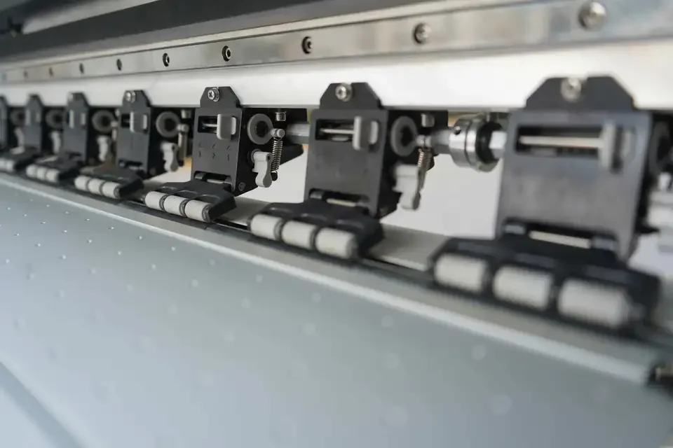 1.85m 13200 Indoor Outdoor Eoc Solvent Inkjet Roller Advertising Cmyk Digital Plotter Printer 180cm Printing Machine