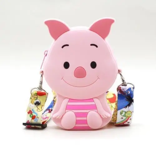 healthy and environmentally friendly outdoor sport go shopping key can be installed 3D silicone toy bag