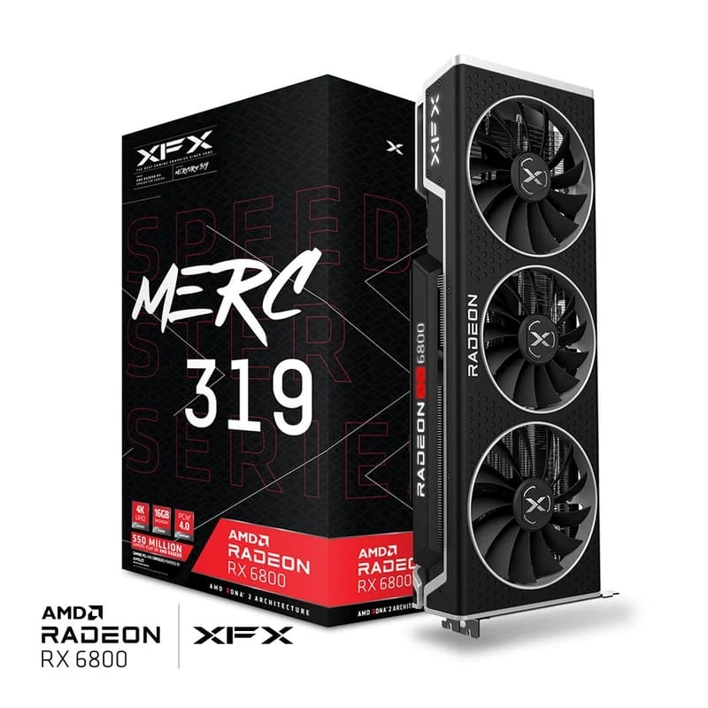 Игровая видеокарта LAIMI Sapphire Amd Radeon Rx 6800 с поддержкой 16 Гб Gddr6 2