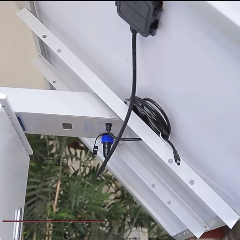 Smart 60ah Lithium Ion Battery Kit Ground-Mounted Solar Power System for Outdoor CCTV Cameras PV Power Generation