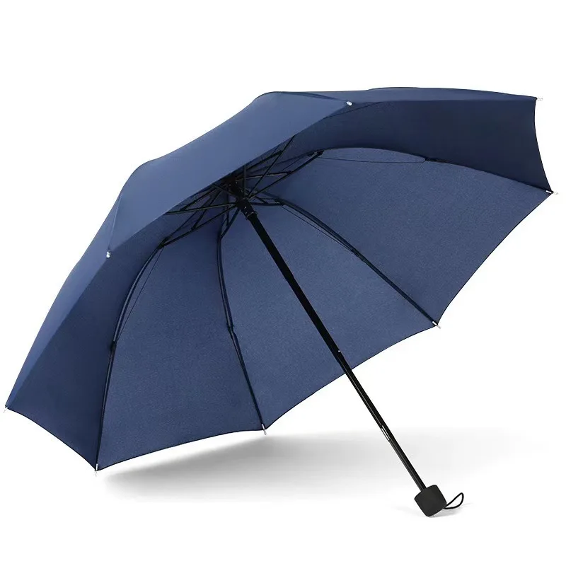 Custom Promotional Sunscreen Anti Three-fold Rain Sun Automatic Control Folding Bike Car UV Umbrellas With Brand Logo