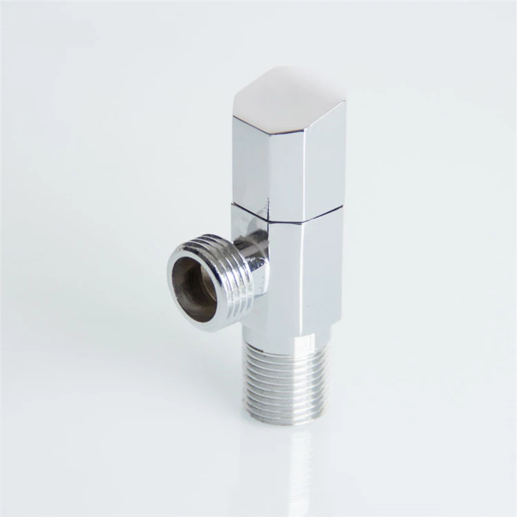 1 2 Inch Bathroom Kitchen Angle Stop Valve Polished And Chromed Corner Valve