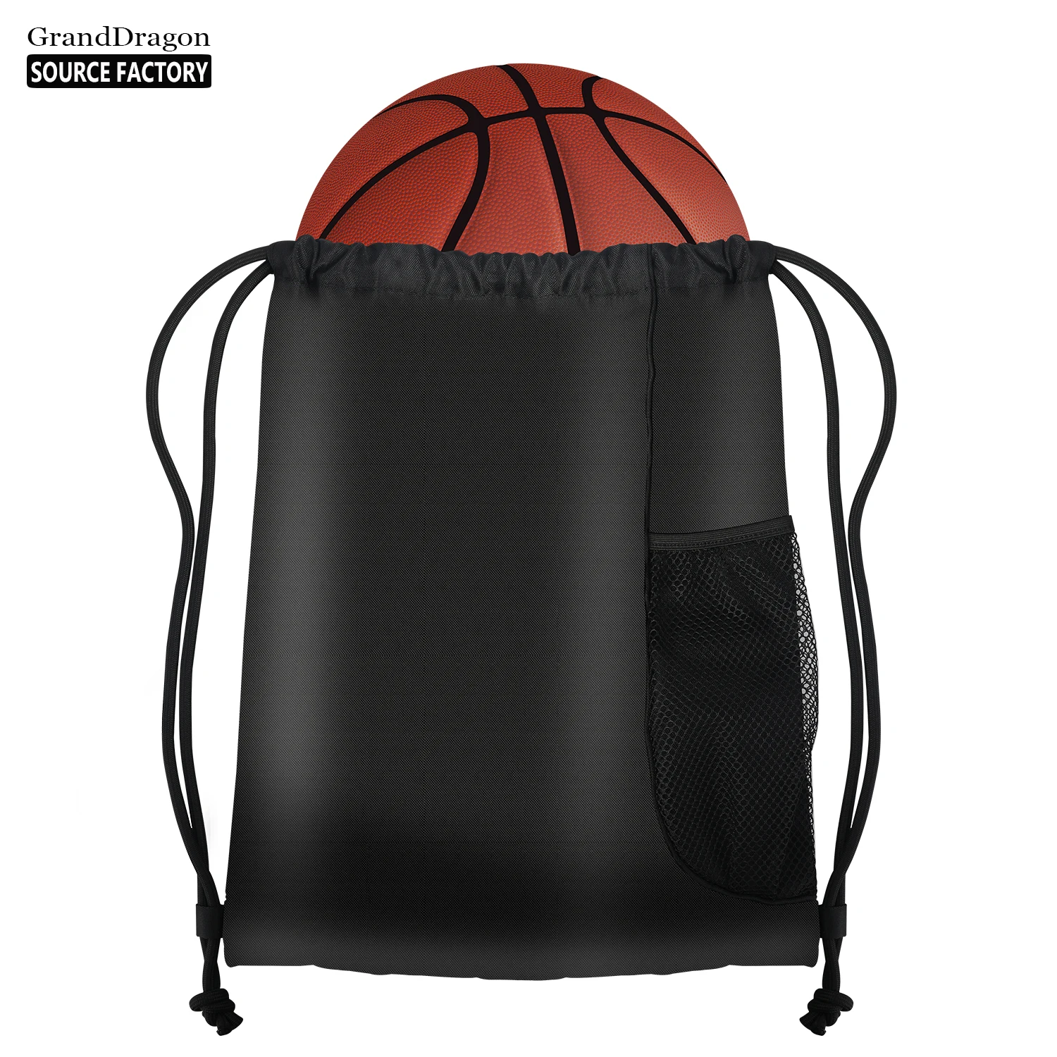 Durable Factory Price Custom Promotional Large Capacity drawstring Nylon Sports Backpack Bag for exercise clothes shoes