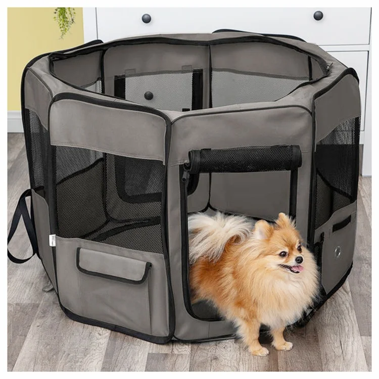 2022 New Design Pop Up Playpen , Portable Pet Playpen with Blanket