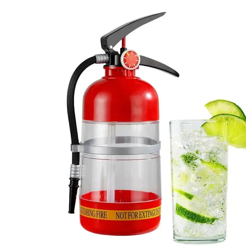 Portable Acrylic Fire Extinguisher Container Bar Beverage Liquor Rack Beer Liquor Dispenser Beer Barrel