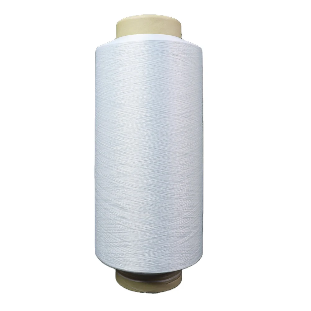 stock yarn Antibacterial Nylon Filament Yarn raw white DTY 30D/24F Nylon & PHBV