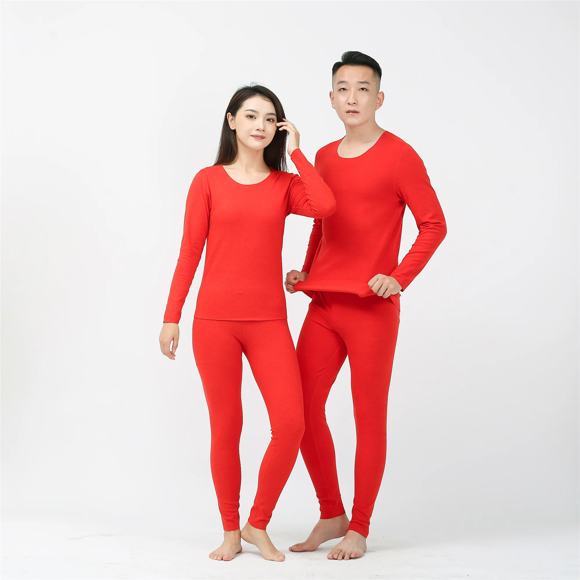 Mens Thermal Underwear Super Cozy Long Johns Top and Bottom Sets