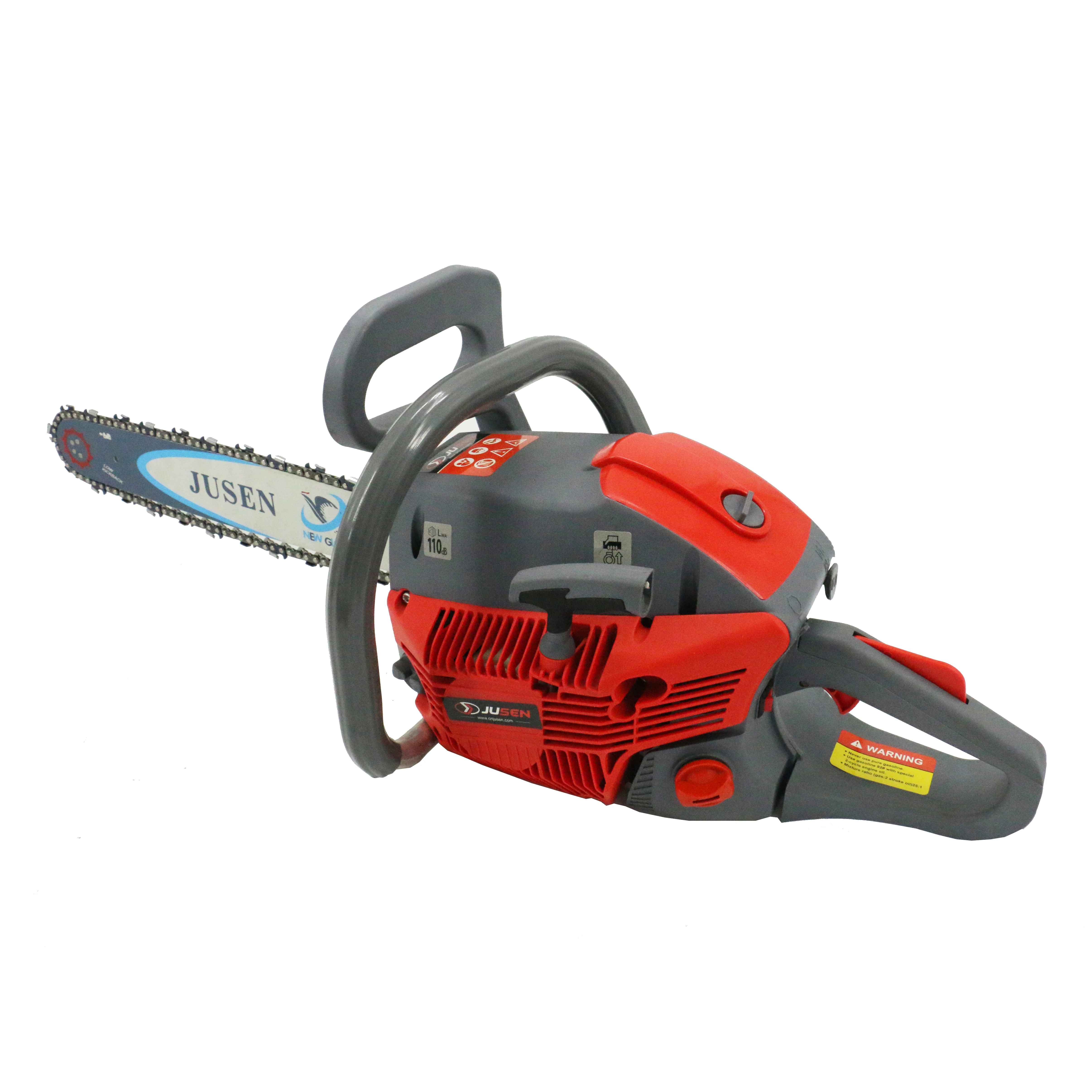 JUSEN High Quality 60cc Gasoline Chain Saw 2 Stroke Manual Pole Chainsaw Garden Tools for Farm Use Customizable OEM Support