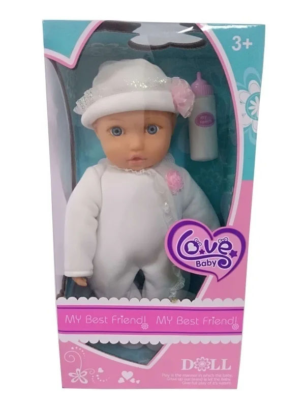 16 Inch Drink Milk Baby Dolls Rebron cotton body doll Baby Dolls with blinking Eyes