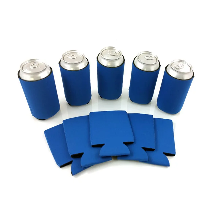 Factory Custom Logo Blank Sublimation Neoprene Drink Bottle Sleeve Stubby Coolers Holder Beer Can Cooler for Cola Insulated