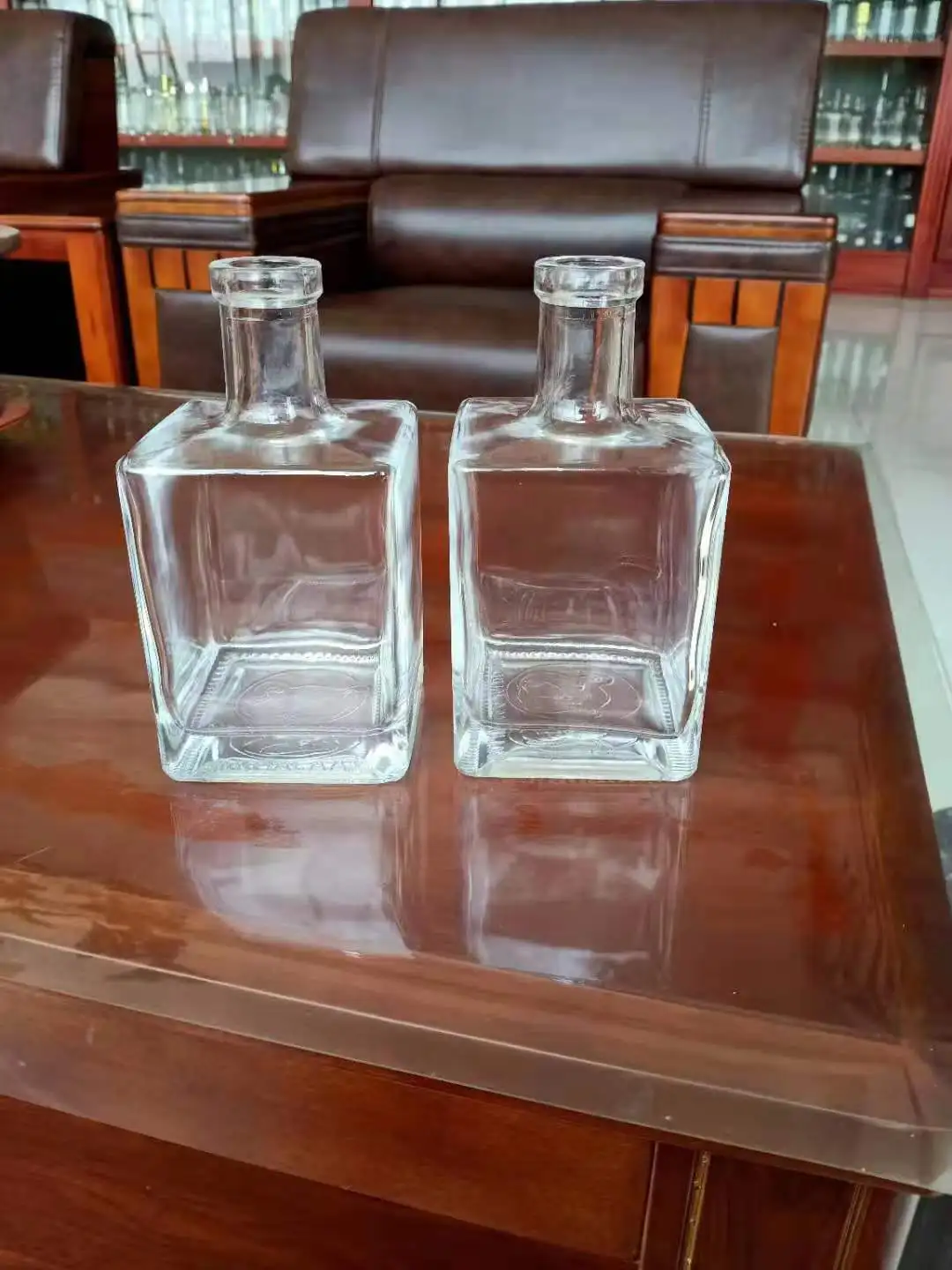 1 liter liquor bottle empty glass alcohol bottles spirit bottle wholesale