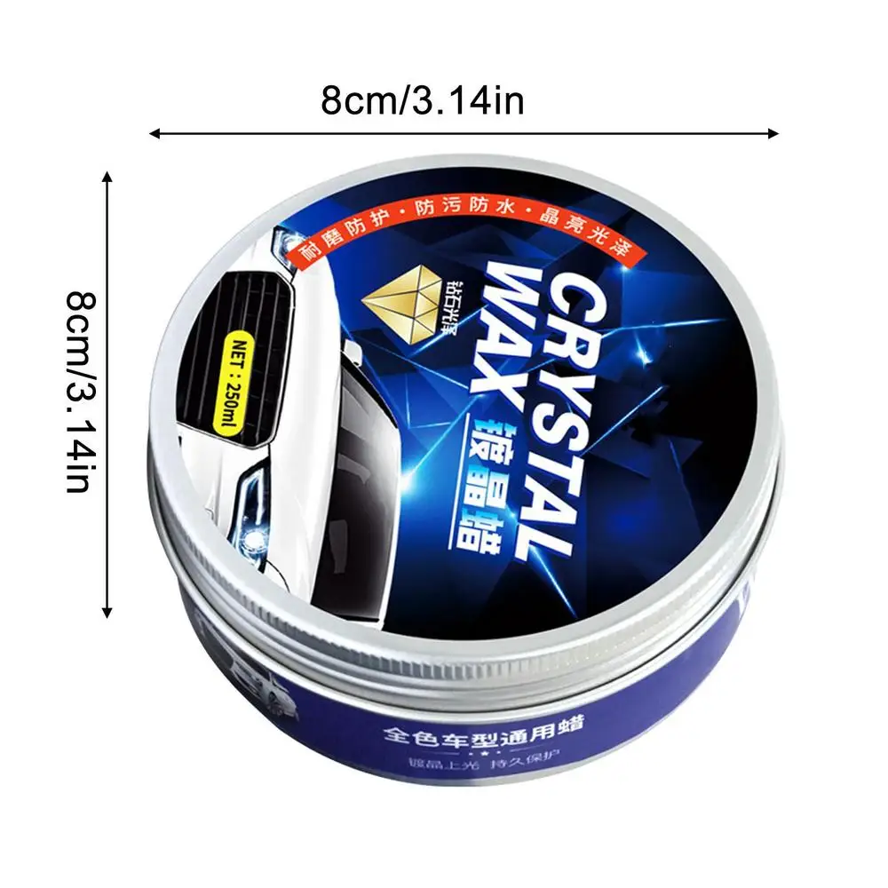 250g Car Polish Car Wax Imported palm and silicone resin High Shine Soft Car Protector Applicator Foam Ultra-soft Cleaning Tool