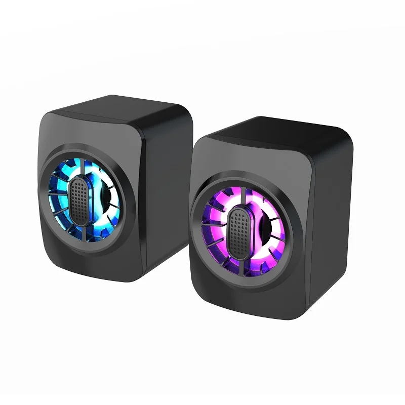 A1 Creative PC Accessories gamer Lighting AUX 20 USB LED Colorful RGB Speaker for computer