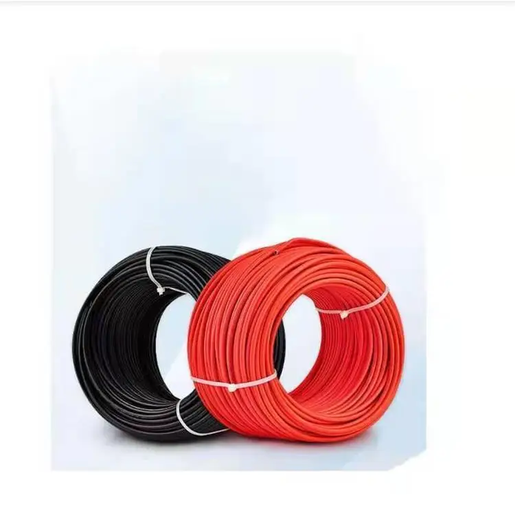 Best Quality China Manufacturer 4mm 6mm Solar Dc Cable Copper Conductor Double XLPE PV solar panel cable photovoltaic cable