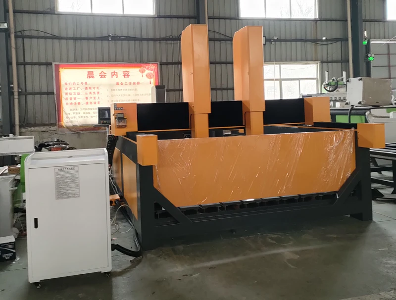 High Precision Heavy Duty Frame Stone Cutting Engraving CNC Machine 3 Axis 4 1325 1530