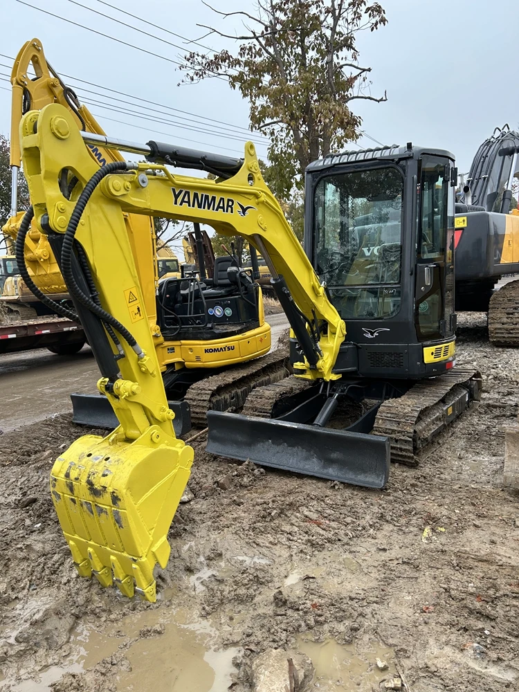 Мини-экскаватор б/у с двигателем yanmar 3.5ton маленький экскаватор Vio35 35