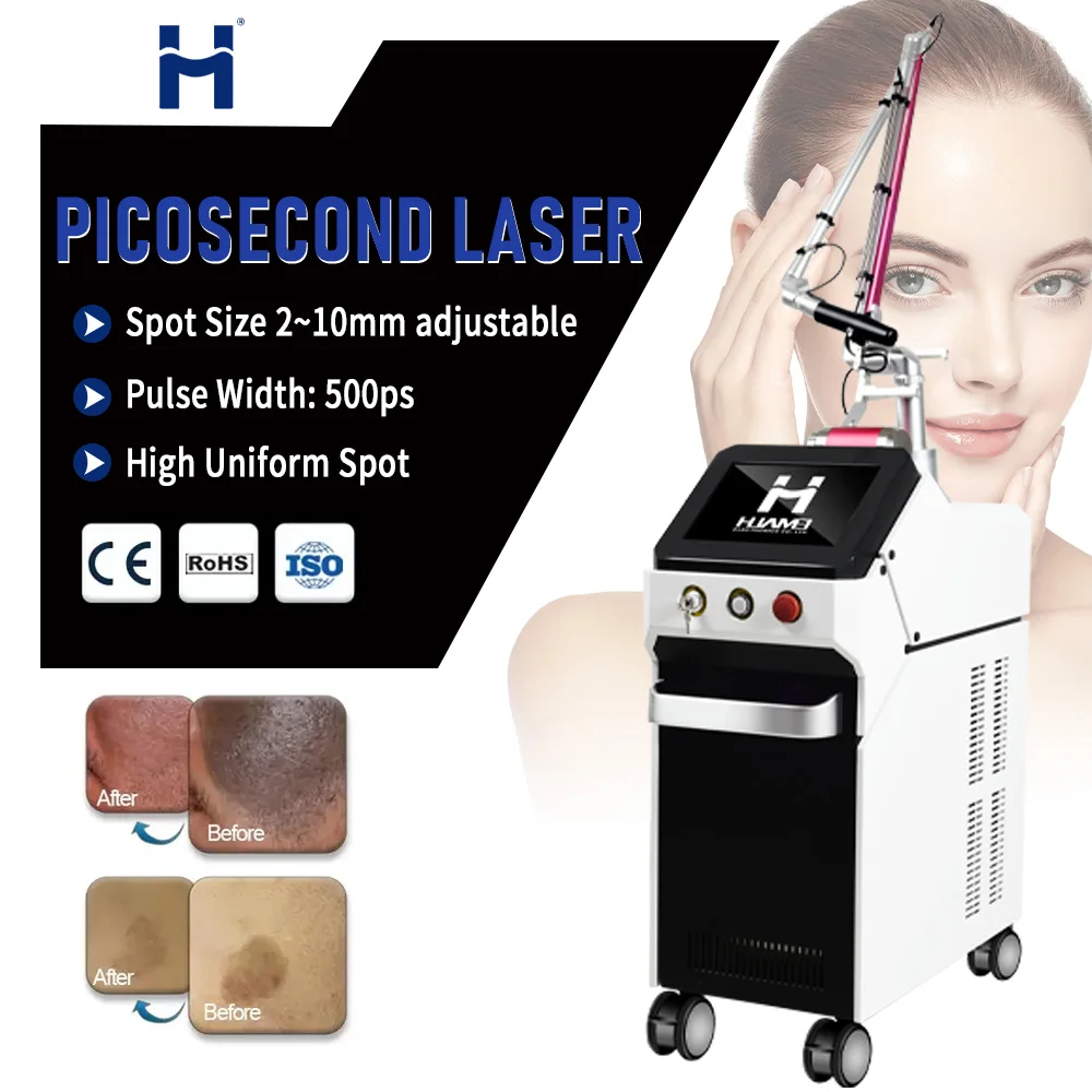 OEM Picosecond Laser 1064 nm 755nm 532nm Pico q switched Nd Yag Laser Pico Laser Tattoo Removal machine price Picosecond Machine