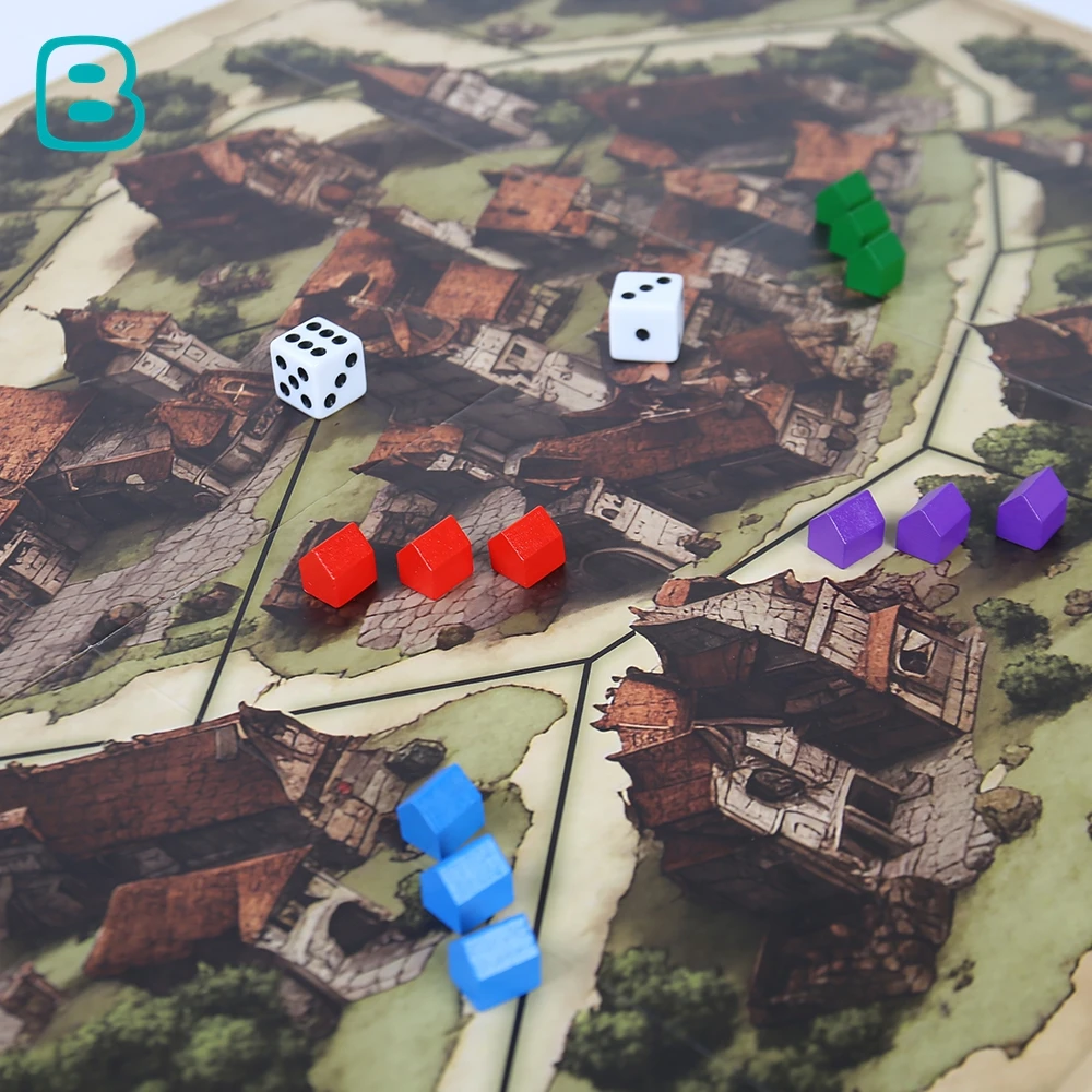 Factory Direct Sale Customized ludo Board Game For Kids Life Quarter Fold Board Game for Family