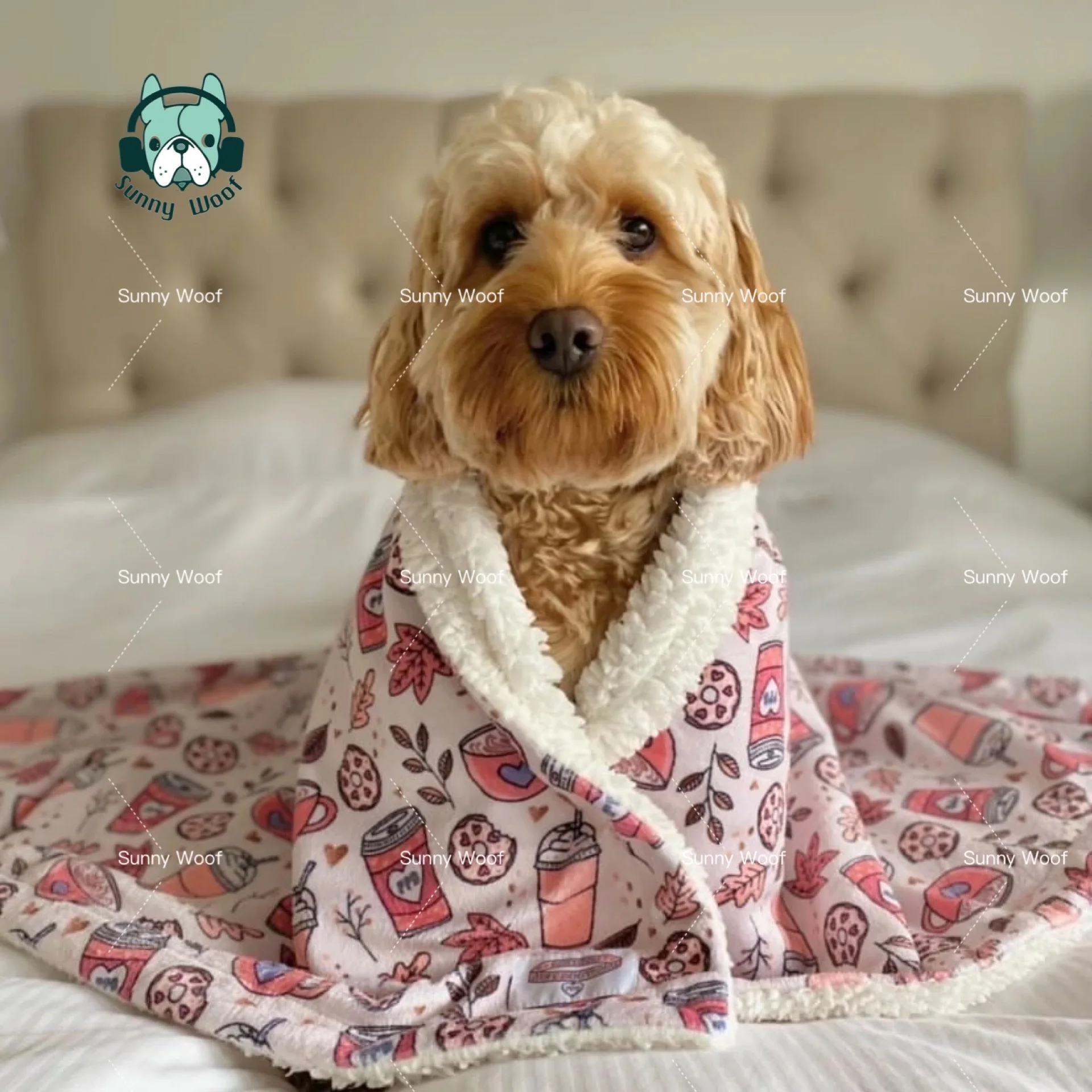 Hot Selling Washable Comfortable Soft Blanket Cat Dogs Pet Bed Accessories printed pattern blanket custom design