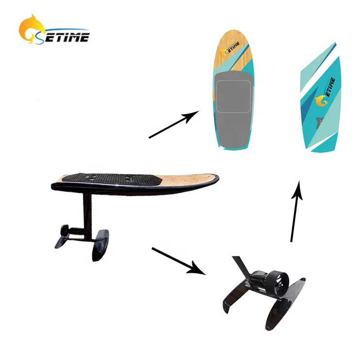 Trade Assurance Jet Power Electric Surfboard Carbon Fiber Powered Electric Efoil Surfing Surfboard