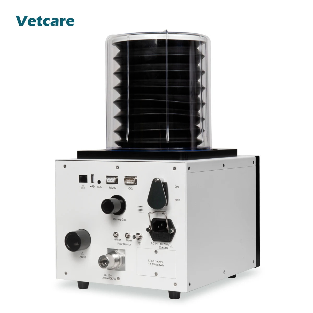 iVvet-7 is a multi-functional,high specification and reliable ventilator with real-time tidal volume monitoring to ensure safe