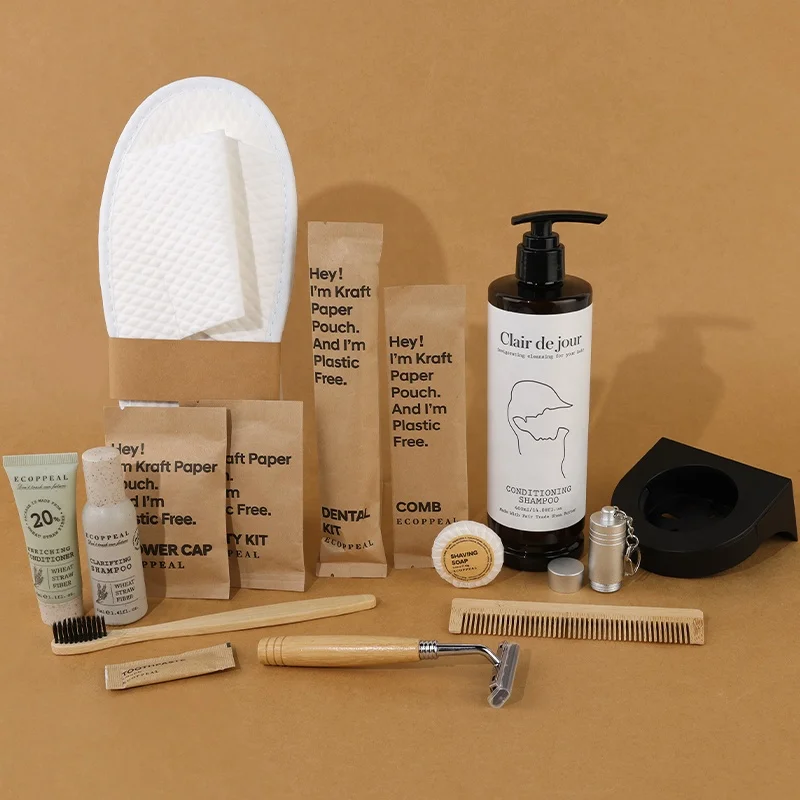 5 Star Eco Friendly Disposable Luxury Resort Guest Room Supplies Bathroom Toiletries Hotel Amenities
