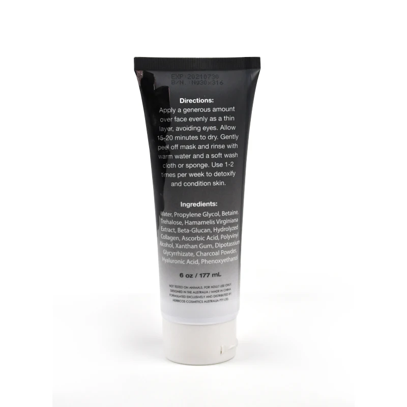 Collagen hyaluronic acid charcoal  peel-off mask mud  private label for face in Guangzhou