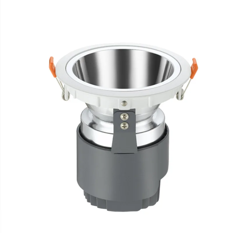 Zhongshan Modern Design New 12W 7 Watt 5w 105mm Cutout Black Warm Dim Dimming Ip44 COB Light Led Spotlight